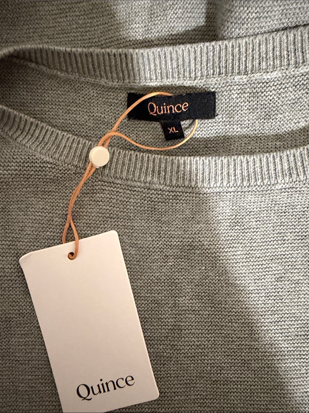 Quince Lightweight Cotton Cashmere Link-Stitch Dolman Sweater - Picture 6 of 7